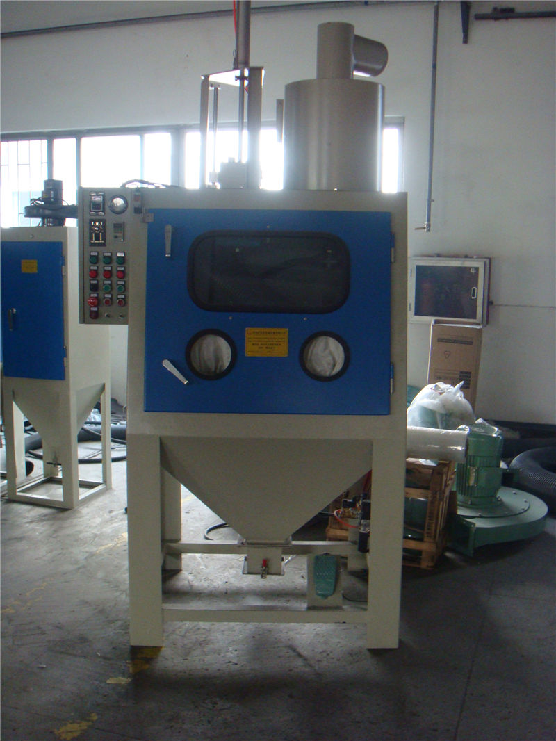 JC-1000TBS旋風式滾筒噴砂機(自動搖擺)